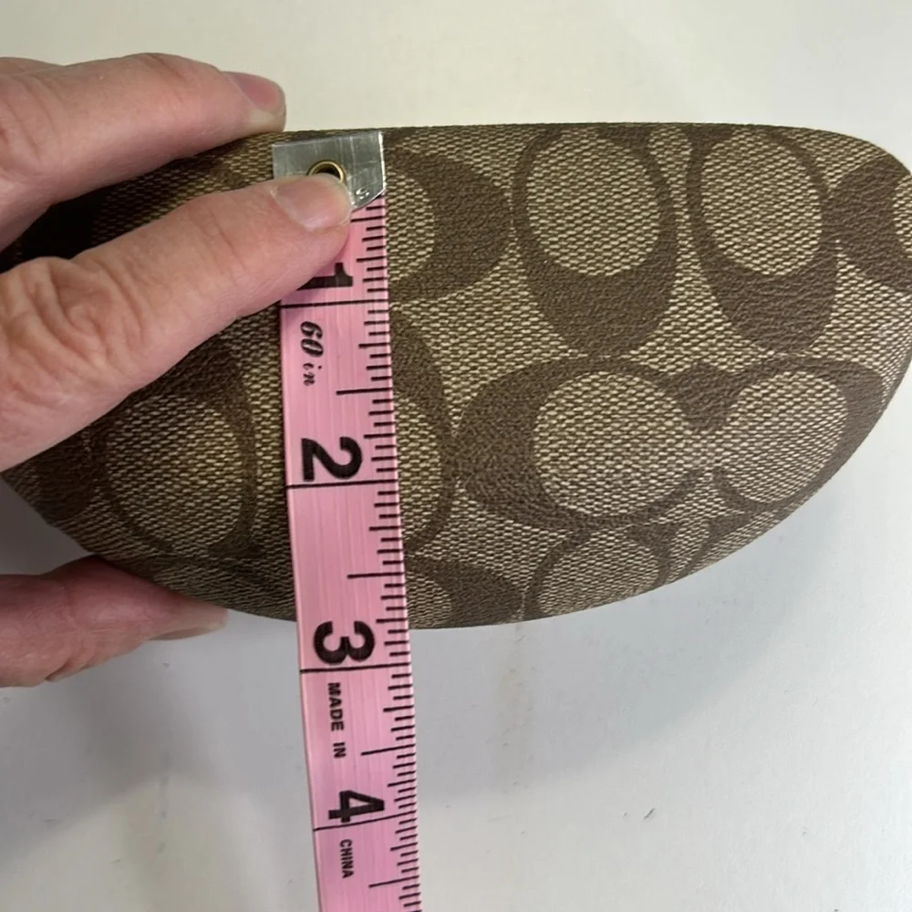 COACH HARD SHELL HINGED EYEGLASS/SUNGLASS CASE